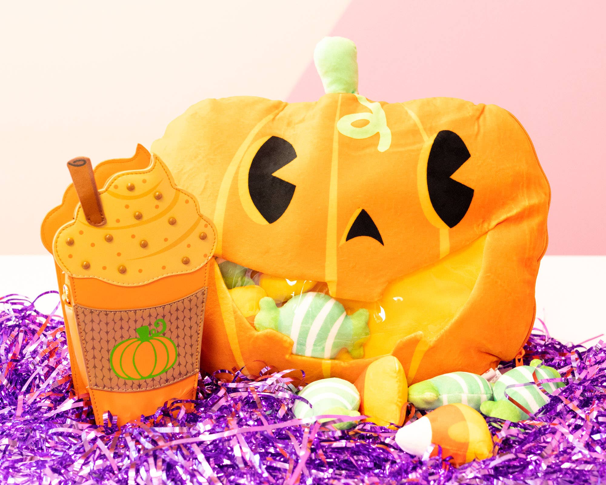 Tic Tac Toe Plushies - Trick or Treat Pumpkin