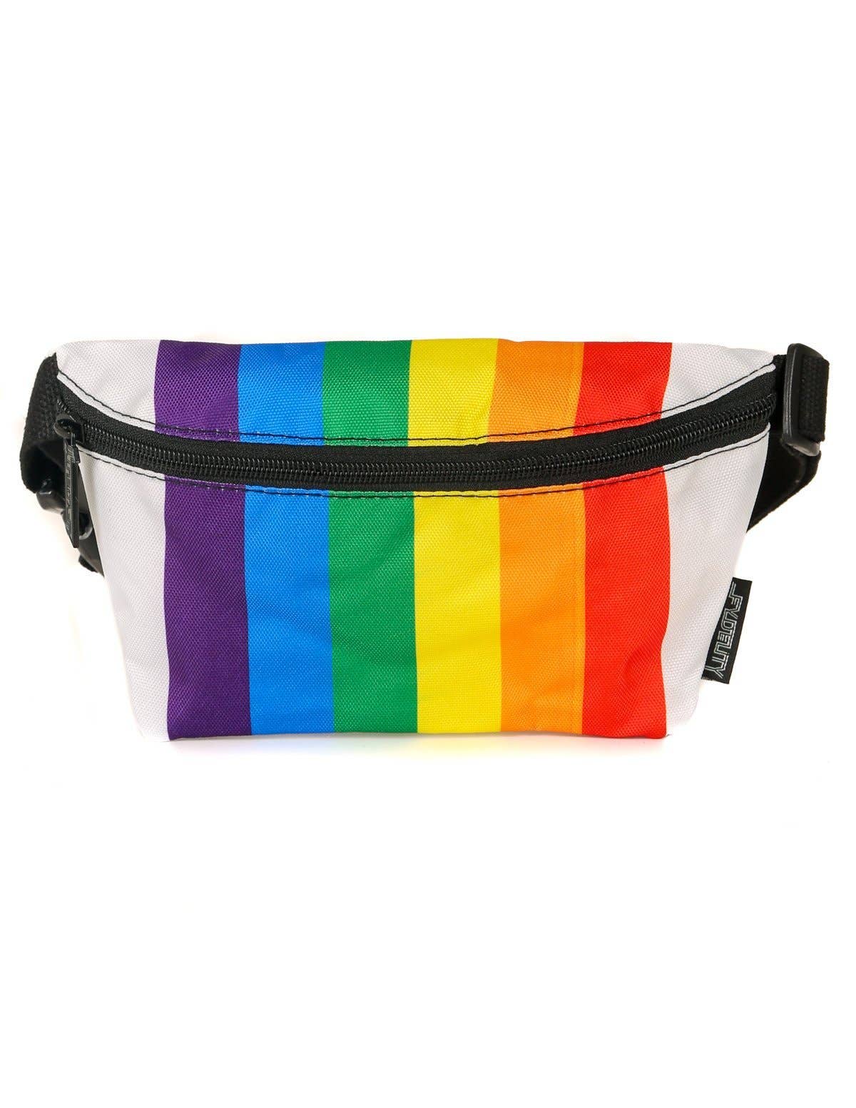 Fanny Pack-Ultra-Slim Low-Profile-PRIDE Rainbow Stripe