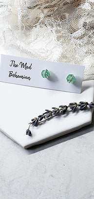 Aventurine Stud Earrings