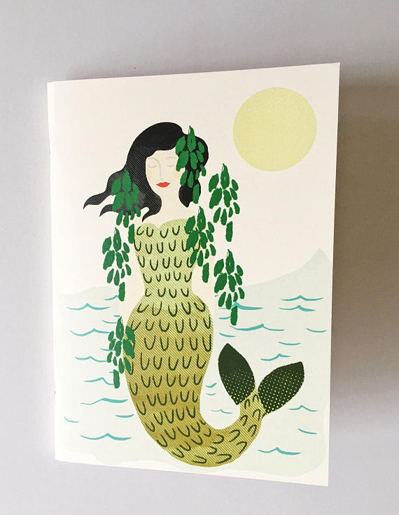 Olive & Company - Mermaid Blank Journal