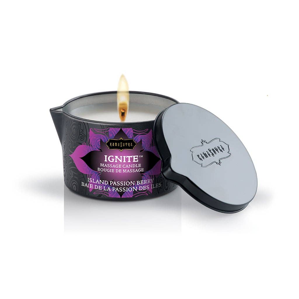 Ignite Massage Oil Candle - Island Passion Berry