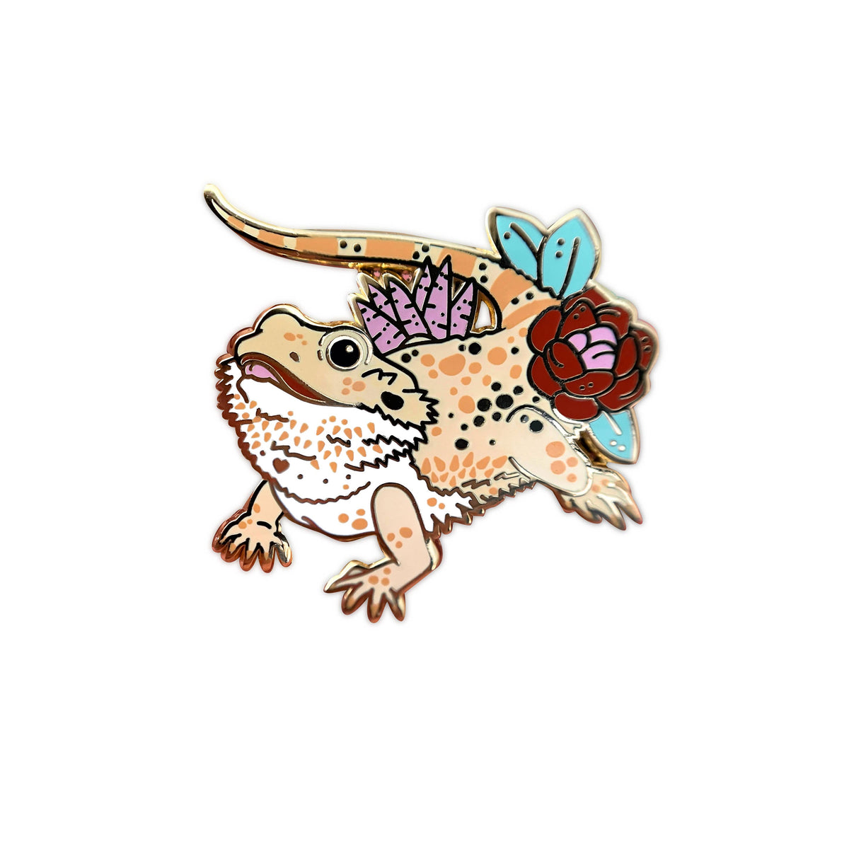 Bearded Dragon Enamel Pin