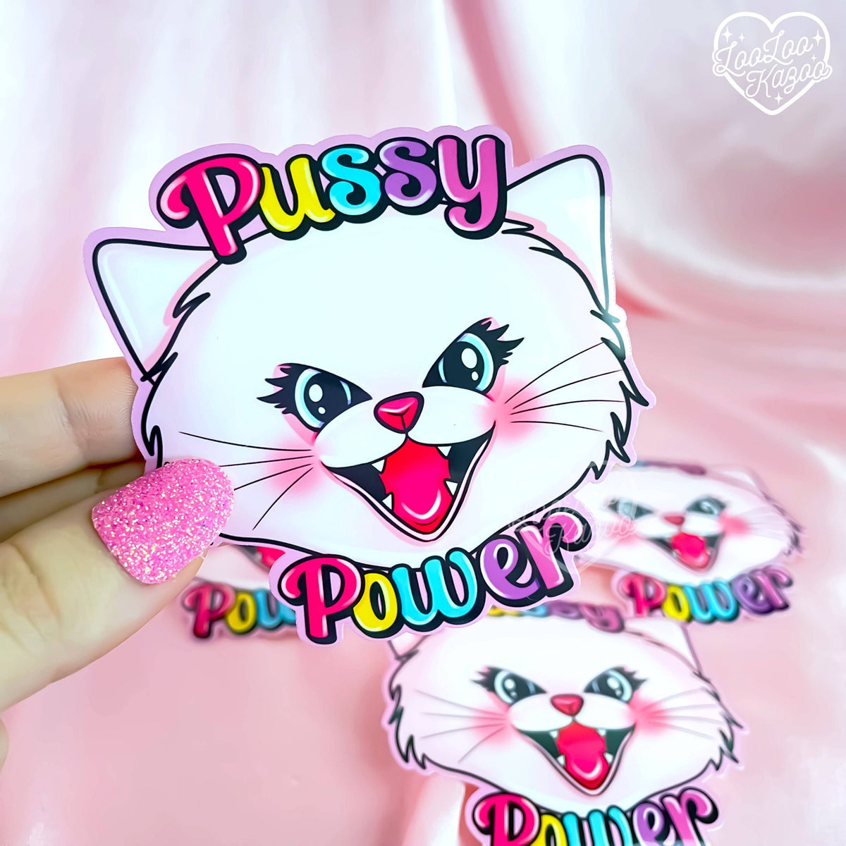 Pussy Power Vinyl Sticker