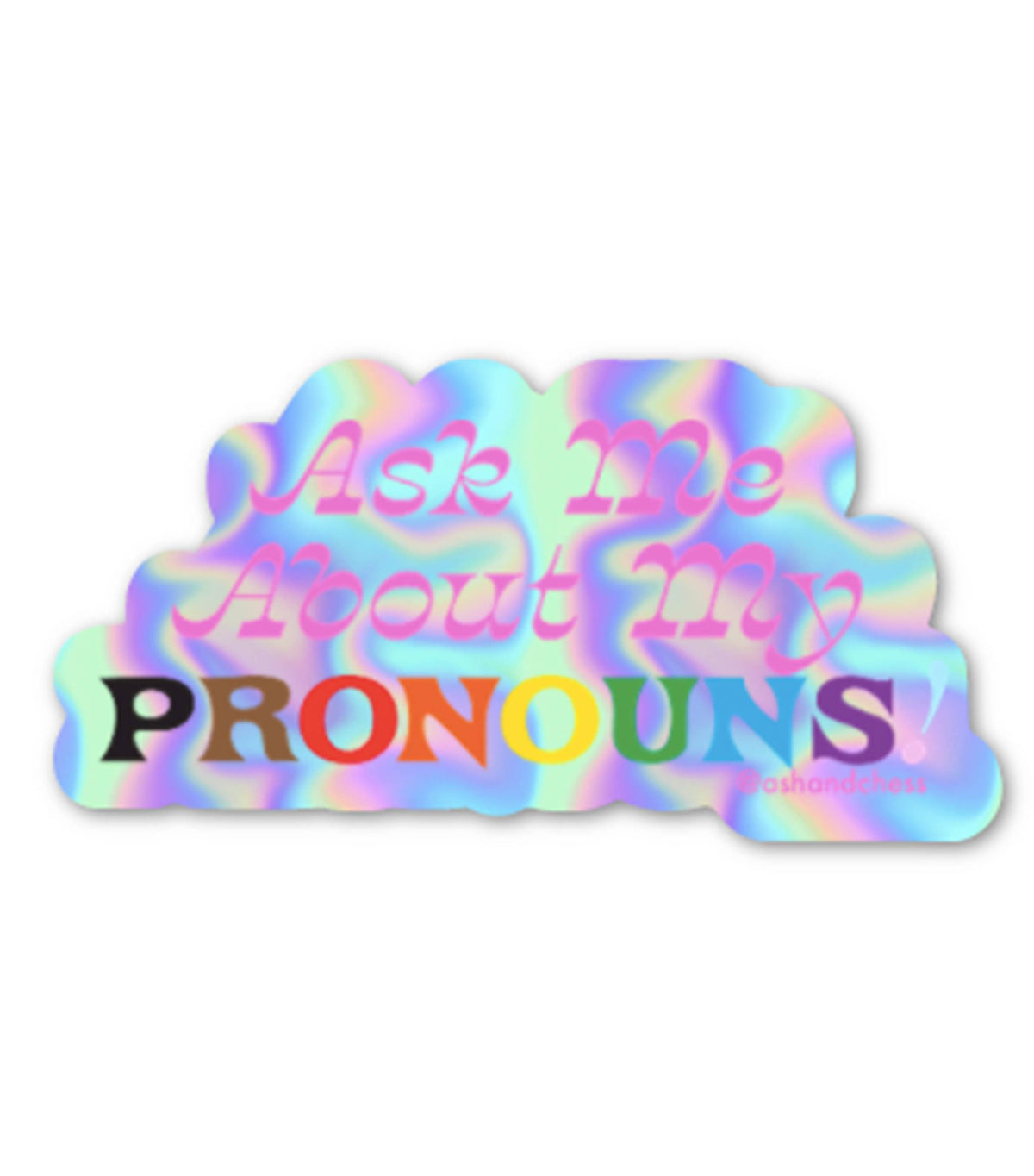 Pronouns Sticker