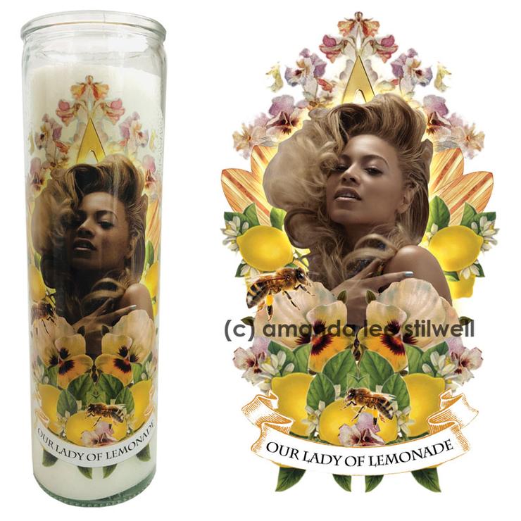 "Our Lady of Lemonade" Altar Candle