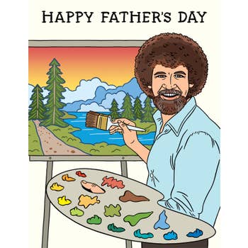 Fathers Day Painter Guy Card