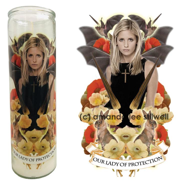 "Our Lady of Protection" Altar Candle