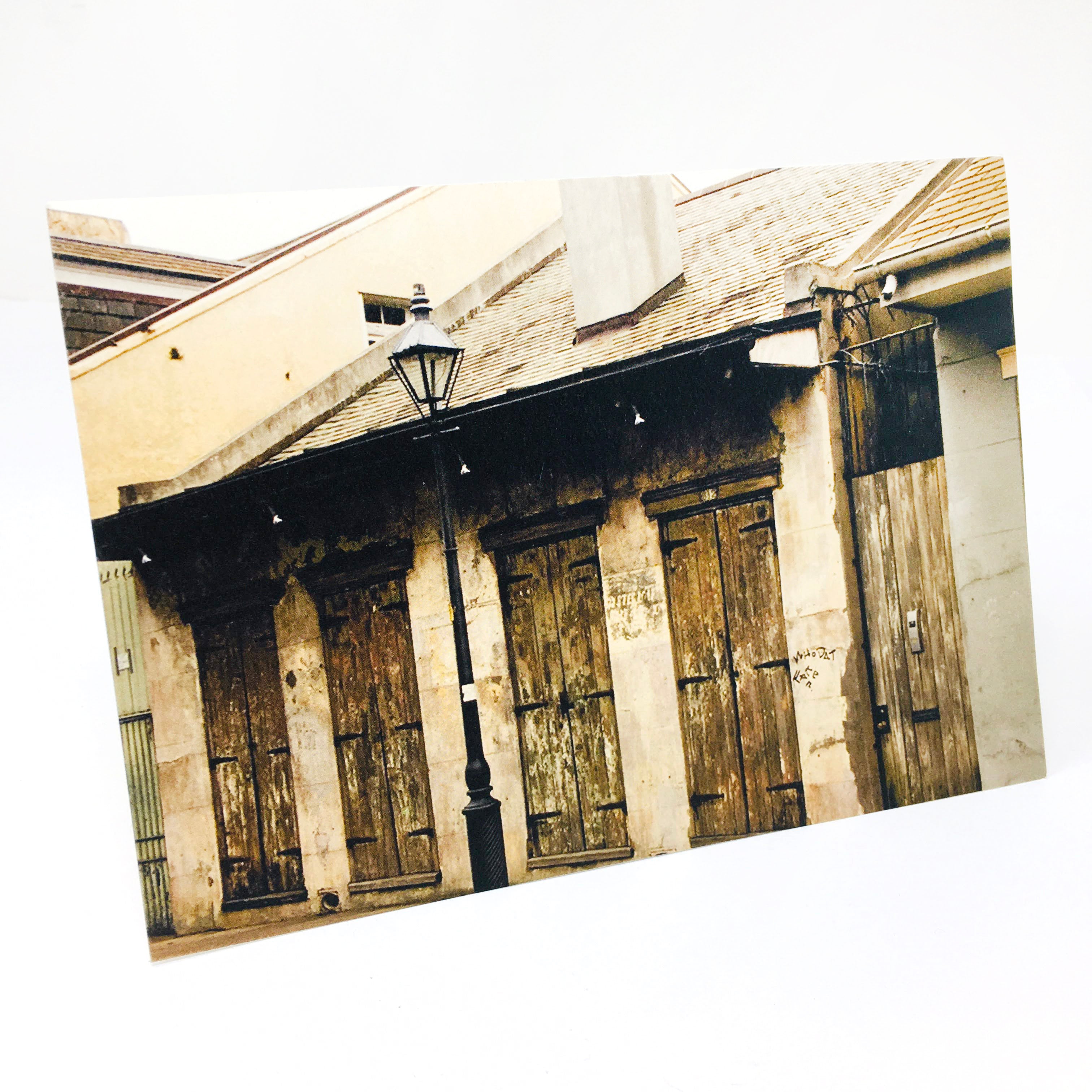 Shadow Angelina Double Photo Greeting Card - Lafitte