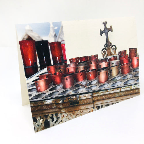 Shadow Angelina Double Photo Greeting Card - Lafitte