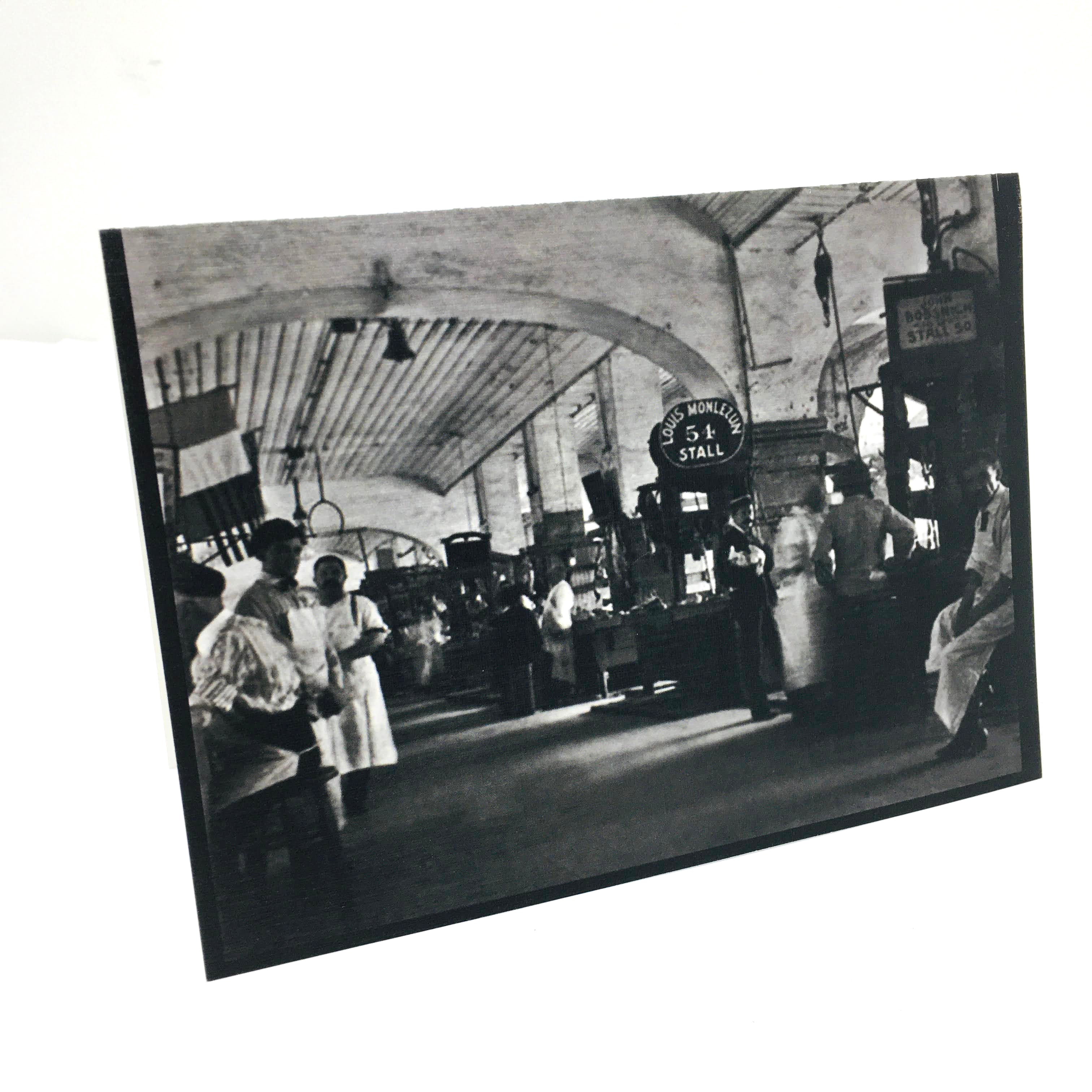 Shadow Angelina Double Photo Greeting Card - Cafe Du Monde