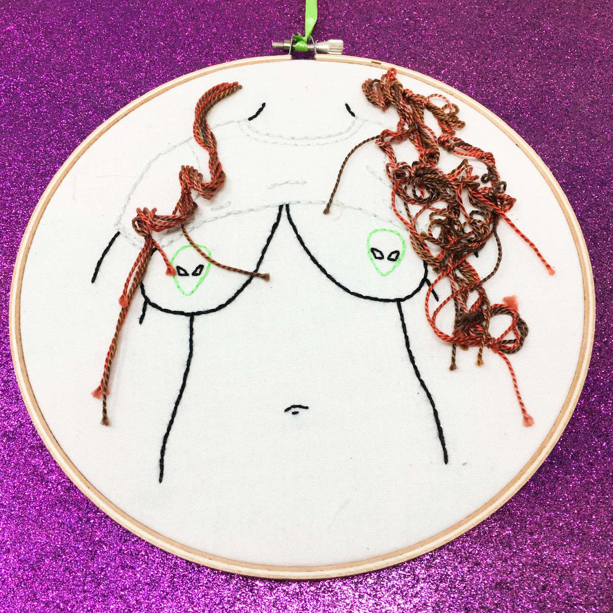 Embroidered Alien Tits