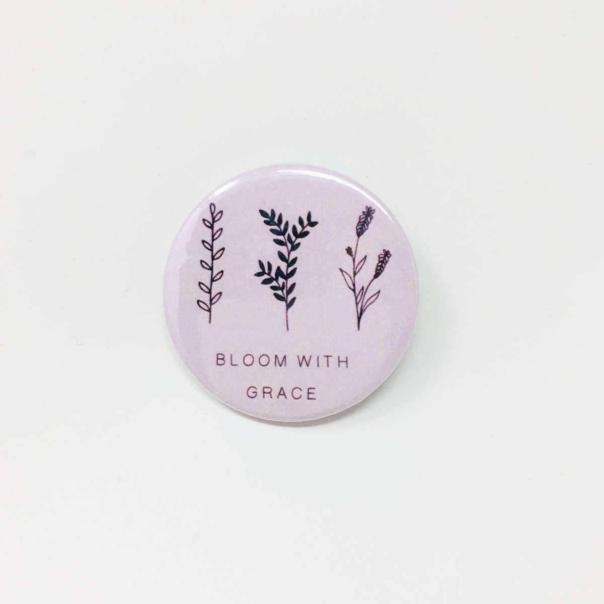 Bloom With Grace Button
