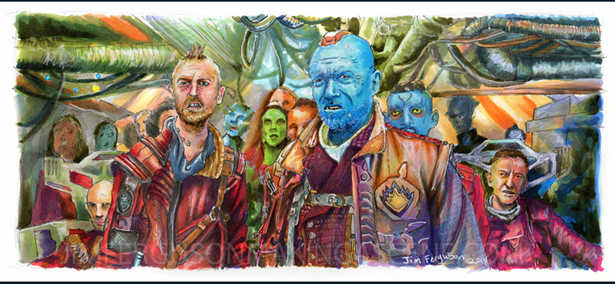 Guardians of the Galaxy - Jim Ferguson Print
