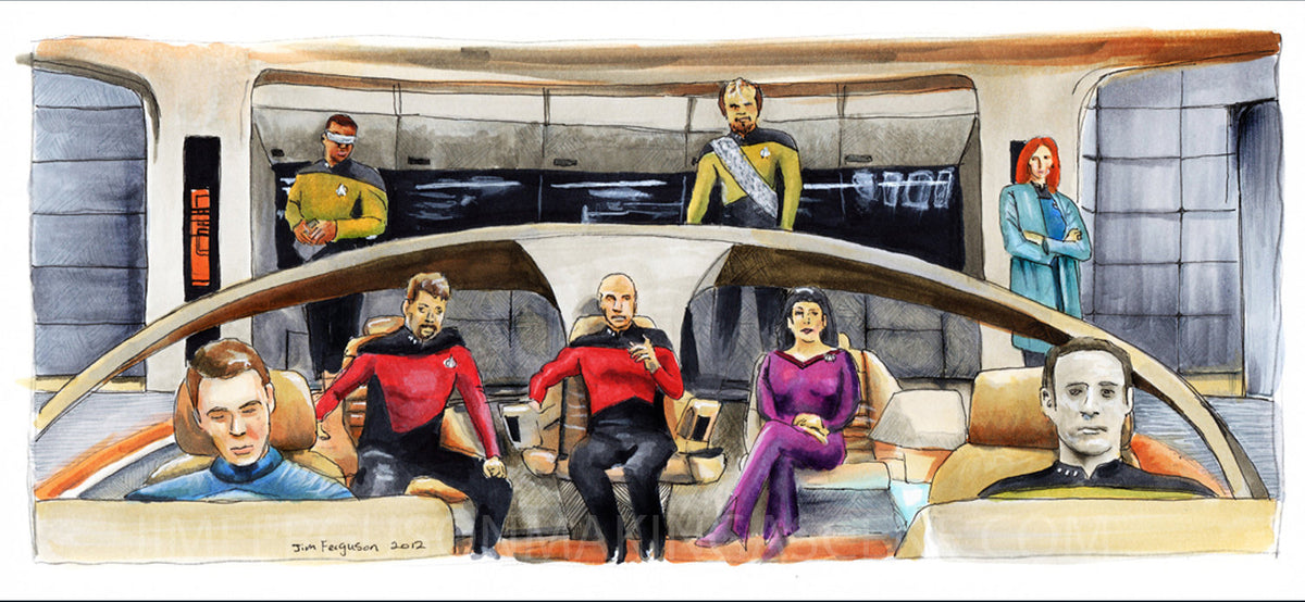 Star Trek - Jim Ferguson Print