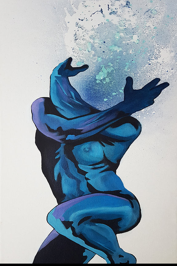 Blue Male - Jason Rodriguez Print