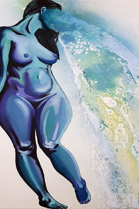 Curvy Blue - Jason Rodriguez Print