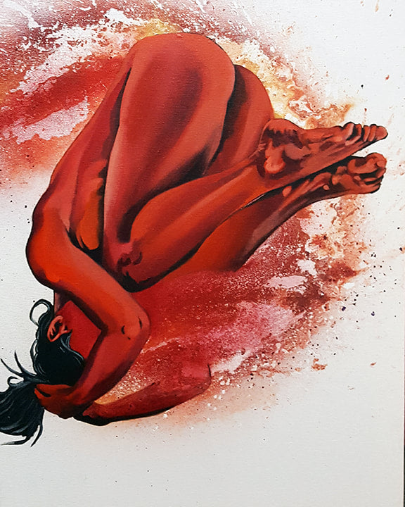 Red CB Figure - Jason Rodriguez Print