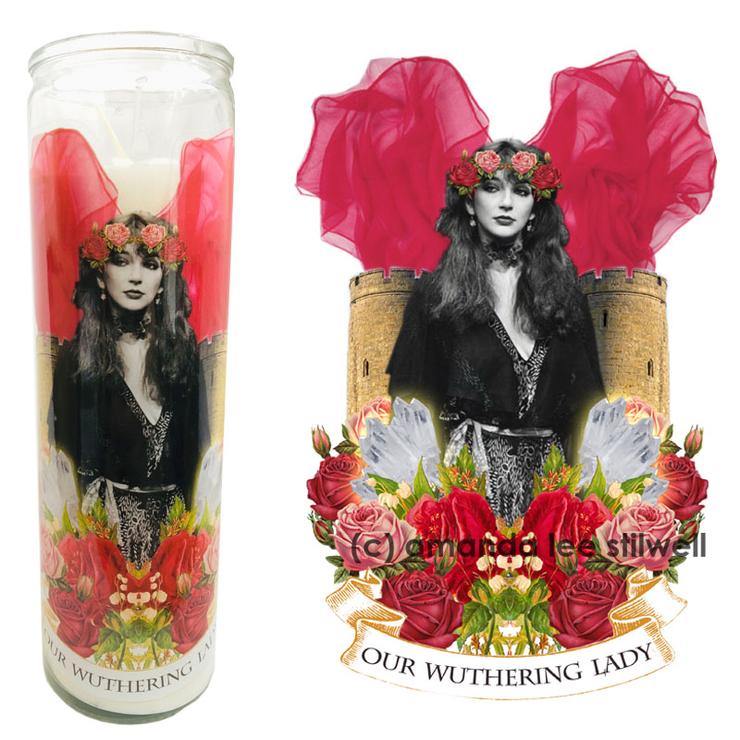 "Our Wuthering Lady" Altar Candle