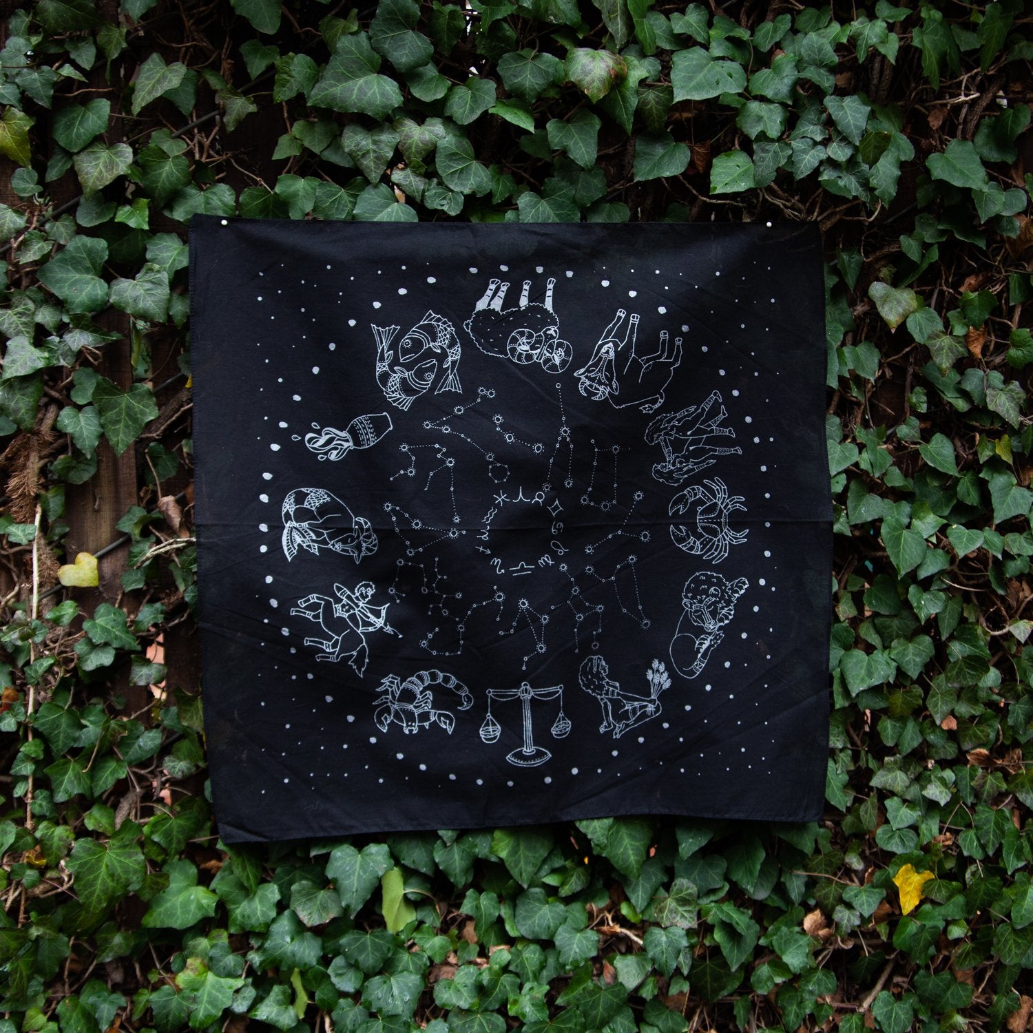 Zodiac Bandana or Tapestry