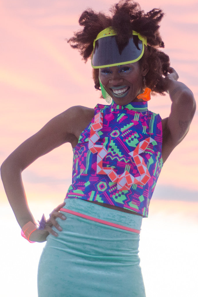 Fresh Prince Turtleneck Crop Top