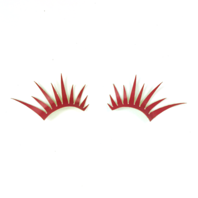 Hot Pink Glitter Lashes
