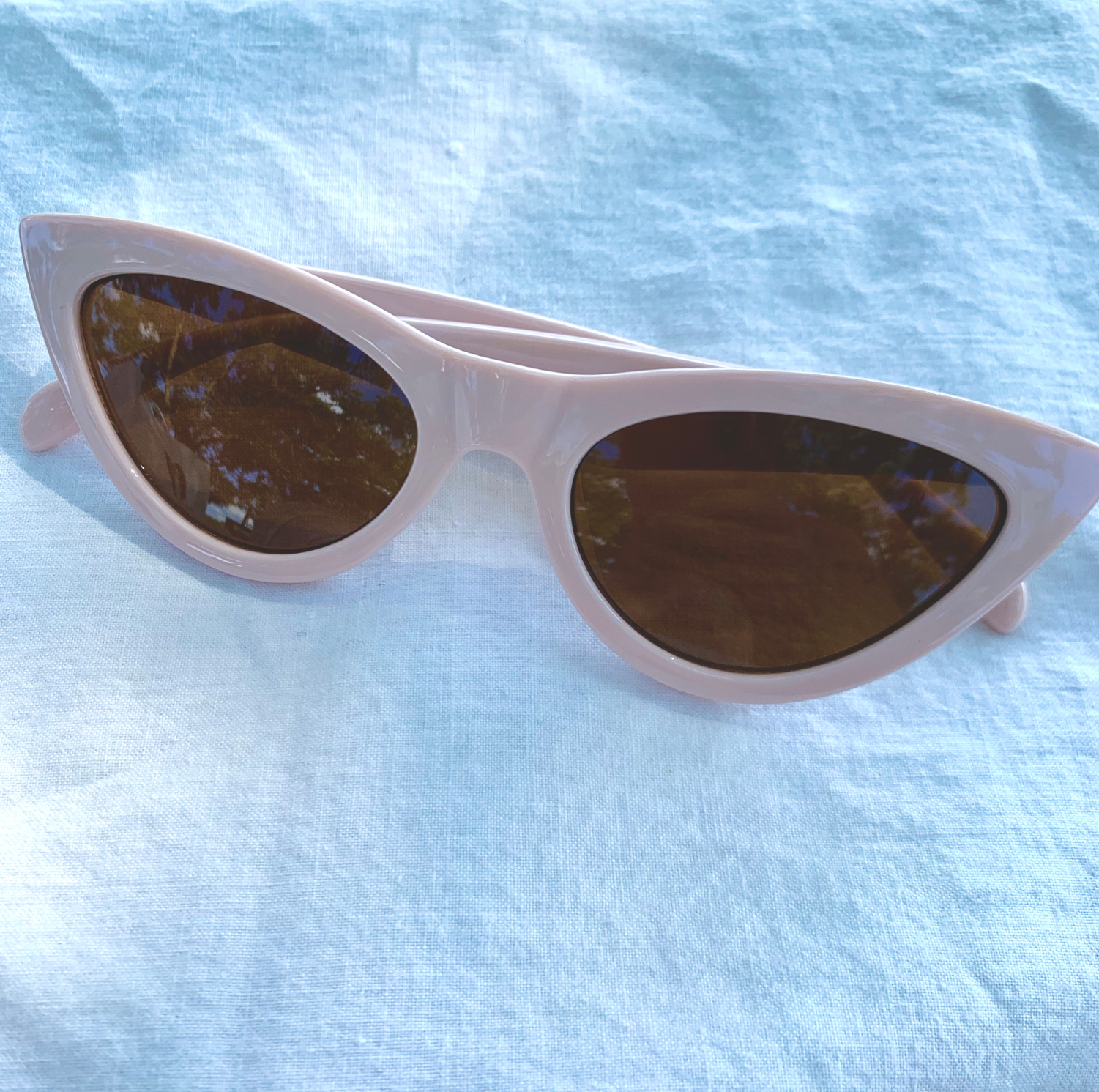 Mini Pastel Cat Eye Sunglasses