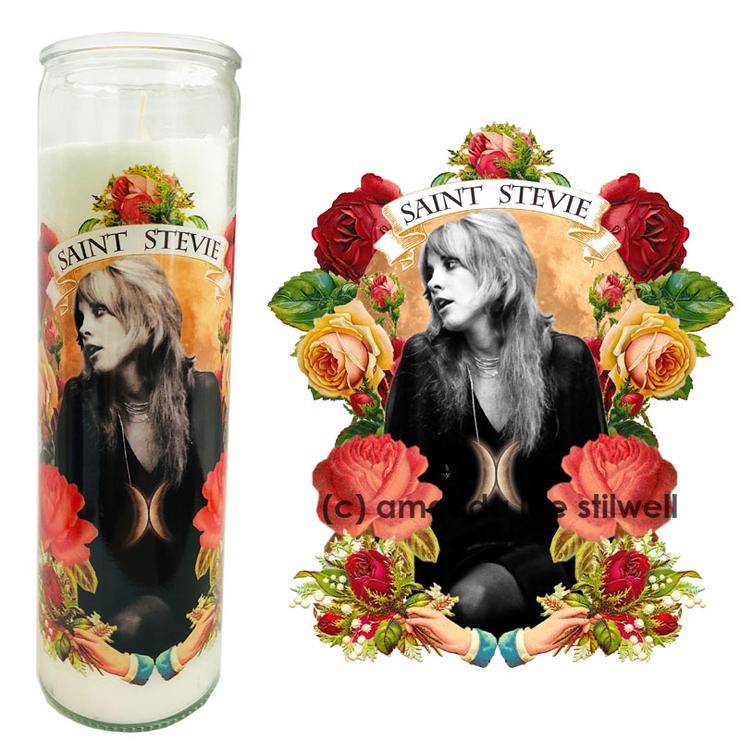 "Saint Stevie" Altar Candle
