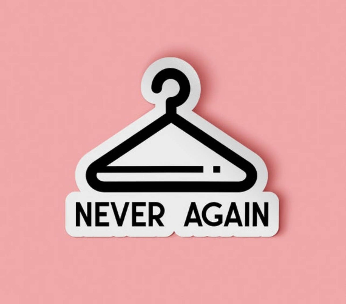 Coat Hanger Abortion Sticker Pro Choice Reproductive Rights