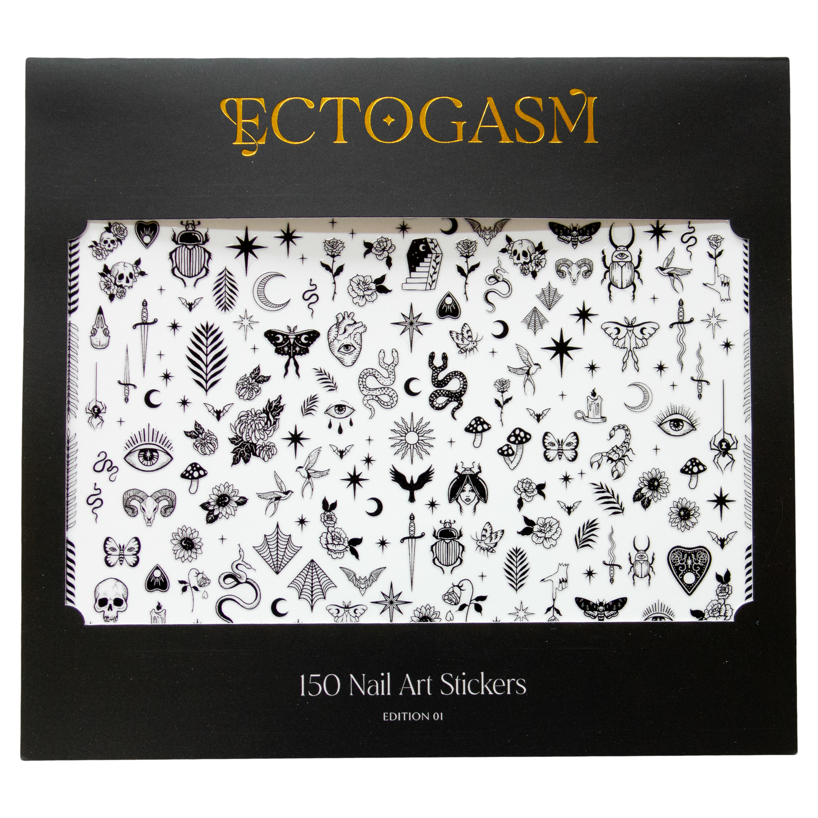 Ectogasm Witchy Nail Stickers Edition 01 Black
