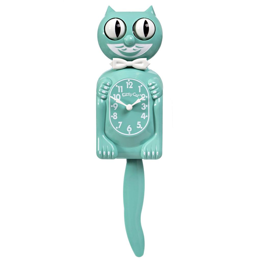 Small Ocean Waves Kitty Cat Klock