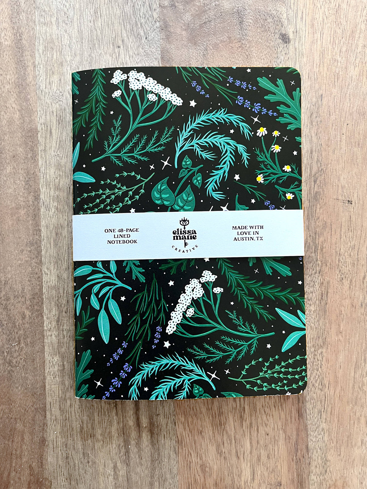 Herbaceous 5x7 Lined Notebook | stationery | journal | herbs