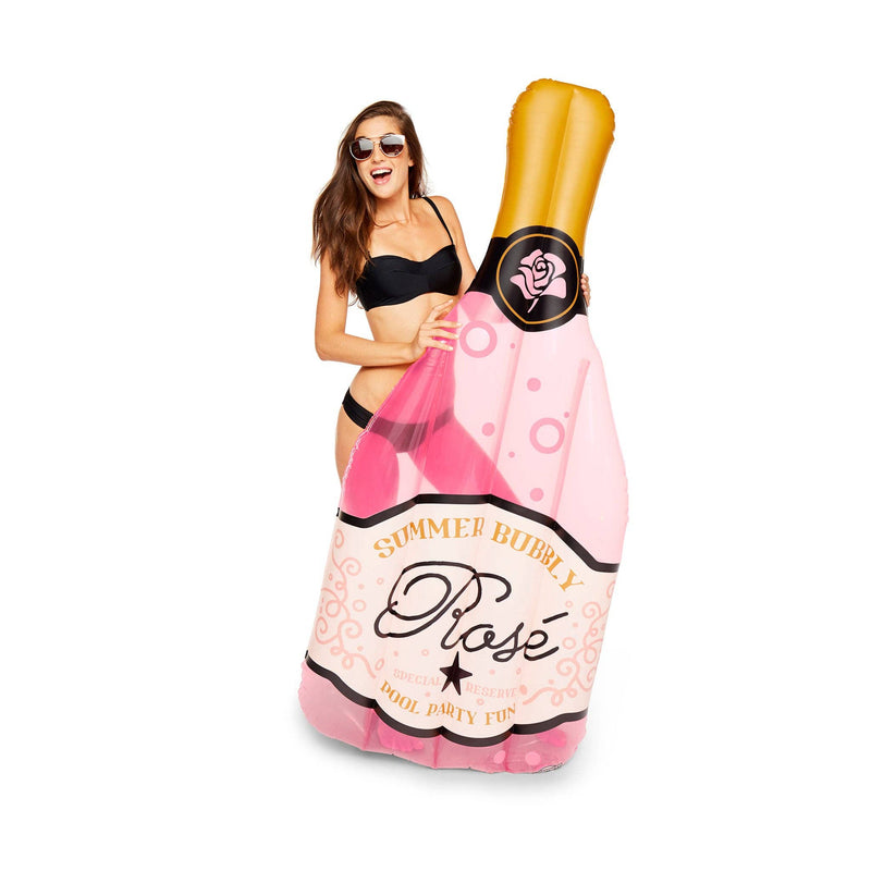 Rosé Bottle Pool Float