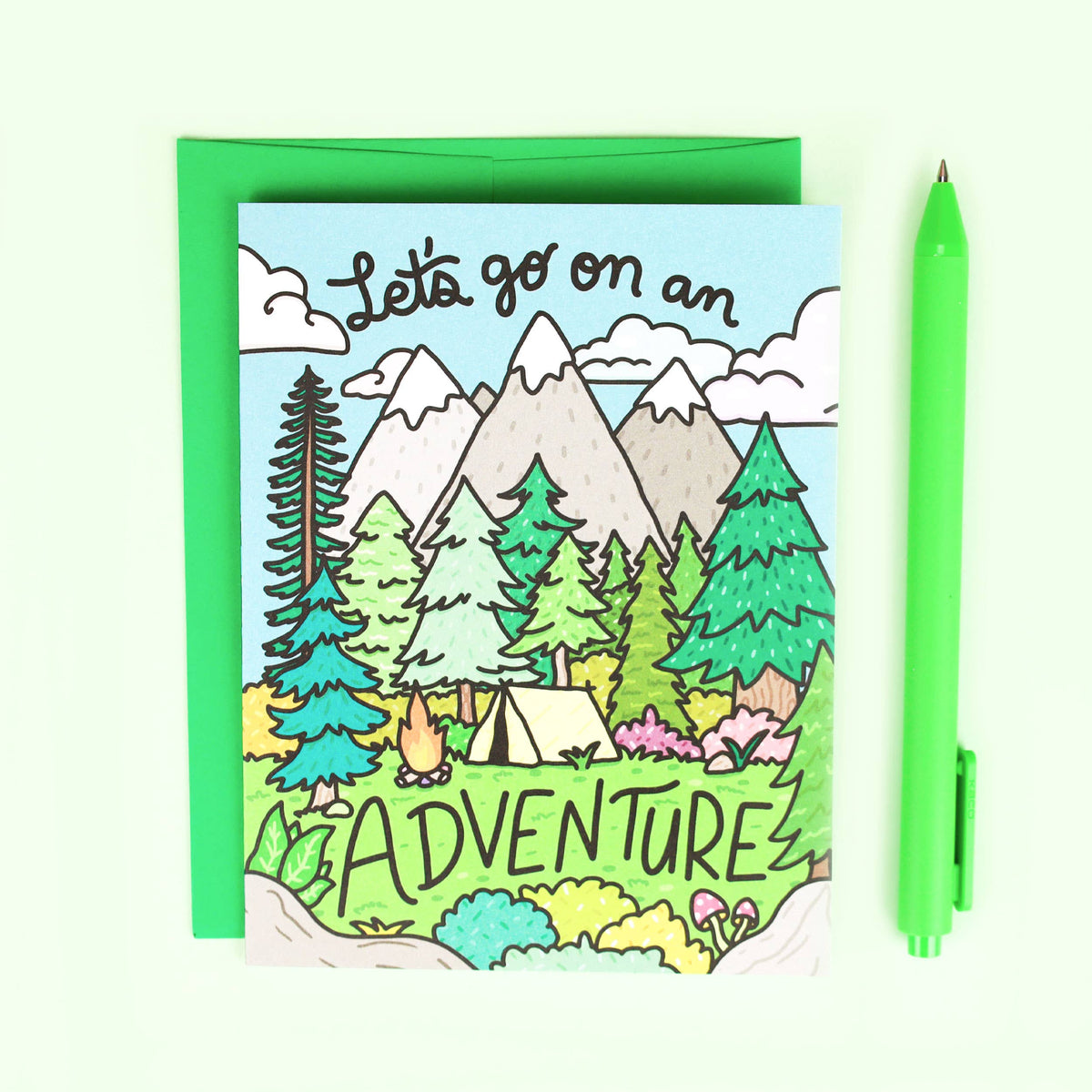 Let's Go On An Adventure Friendship Card
