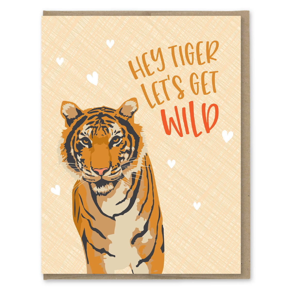 Hey Tiger Love Card