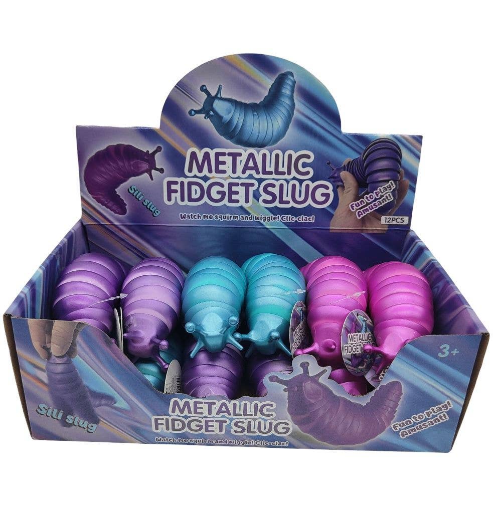 Metallic Fidget Slug - Assorted Metallic Colors