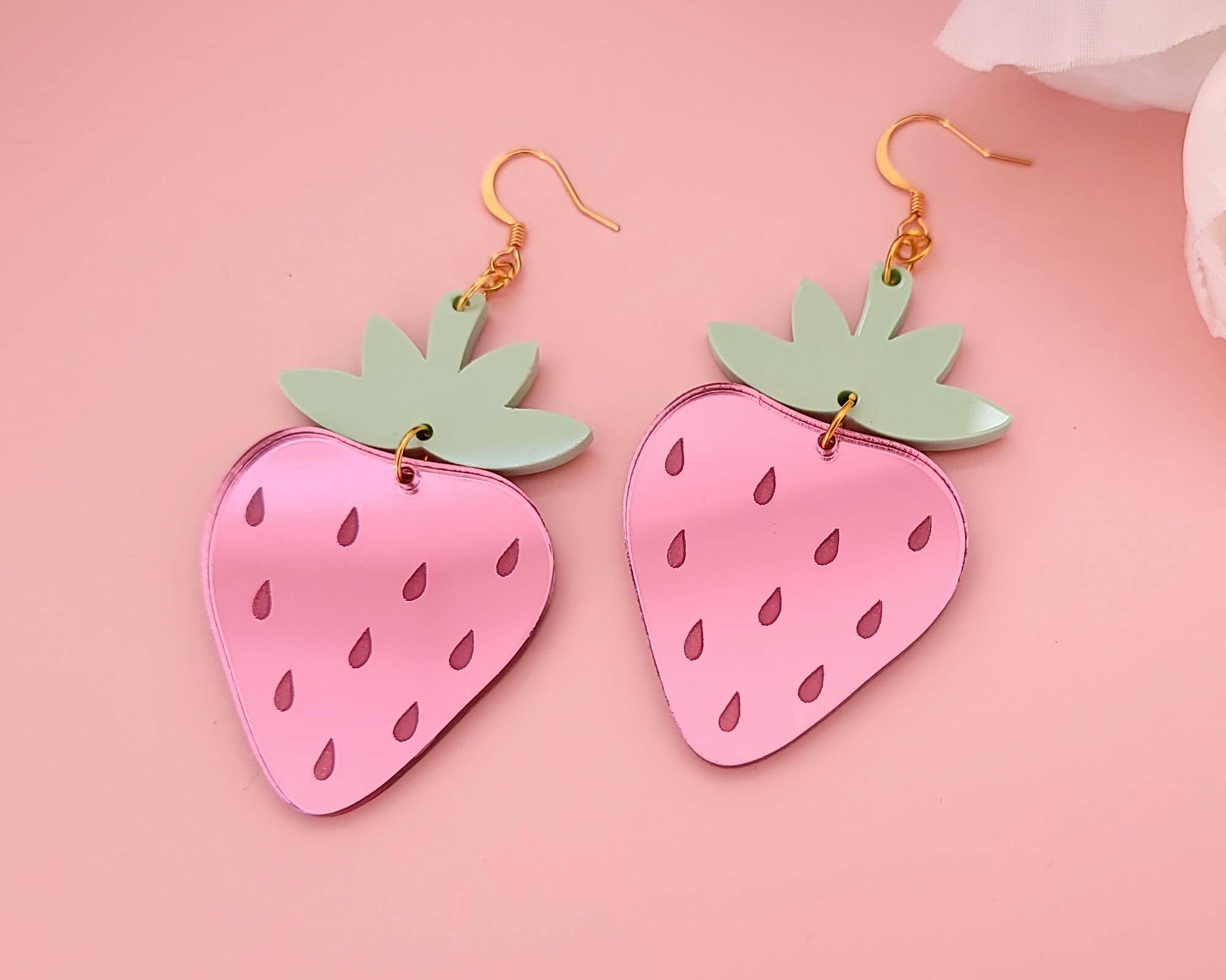 Conversation Heart Earrings, Valentines Dangles Earrings