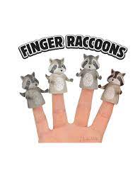 Raccoon Finger Puppet