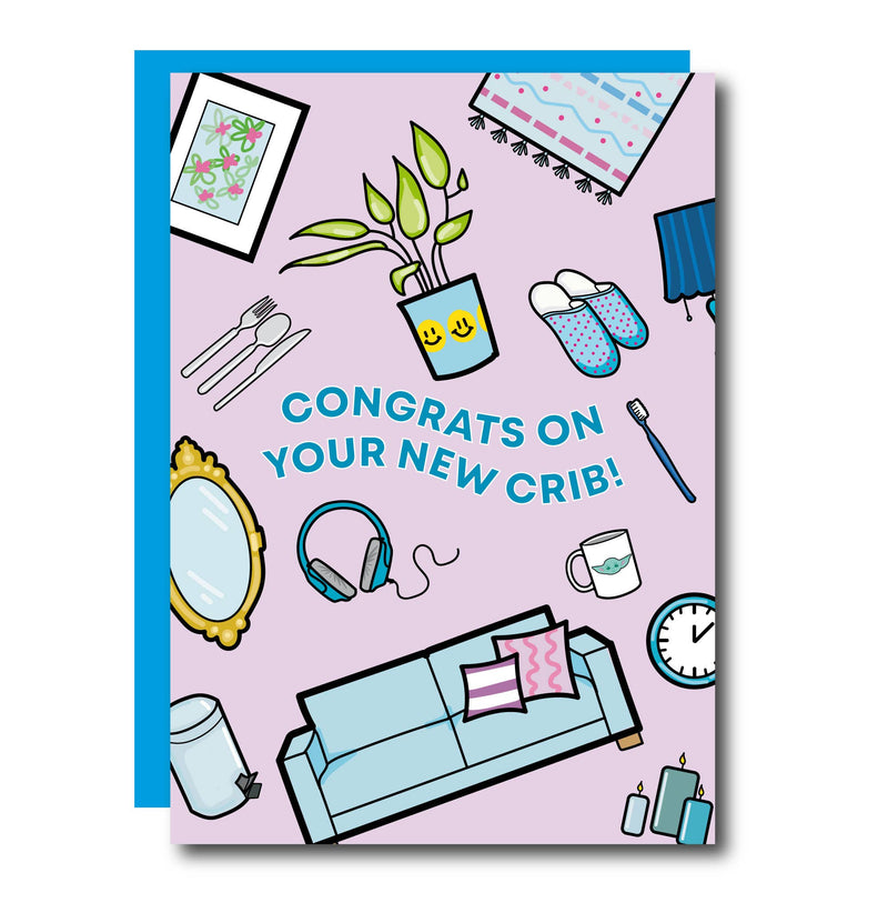 Congrats On Your New Crib Greeting Card