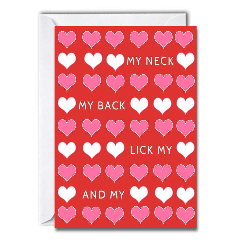 My Neck My Back Greeting Cards