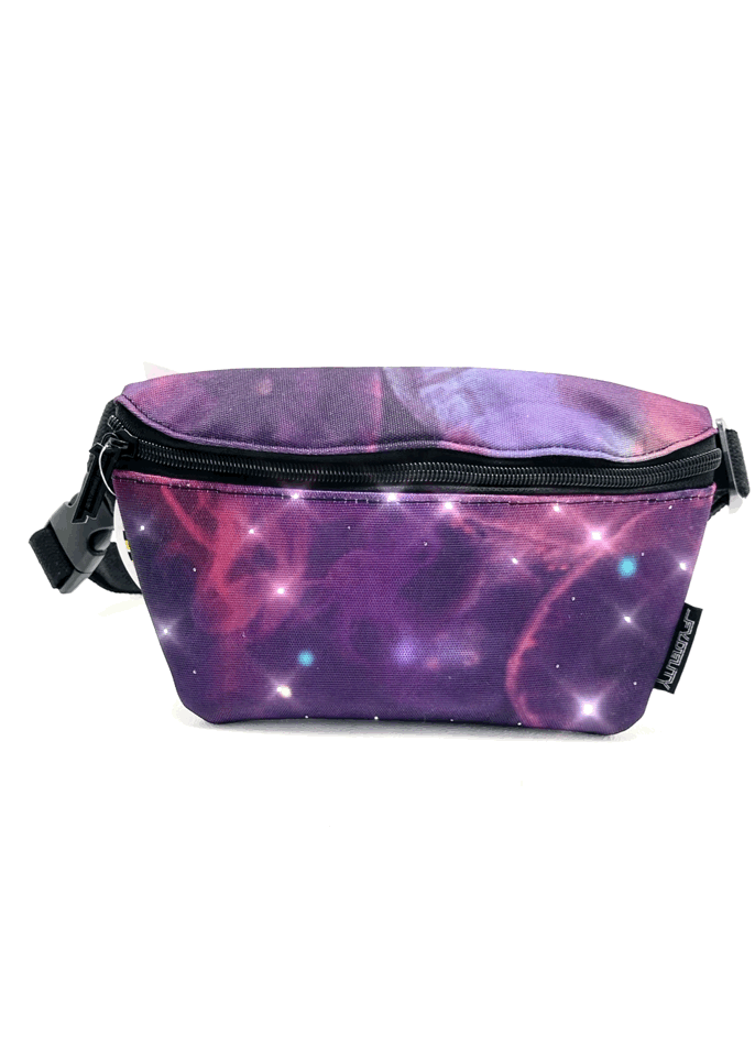 Fanny Pack |Battery Powered LED Light-Up Ultra-Slim Belt Bum Bag |Nebula