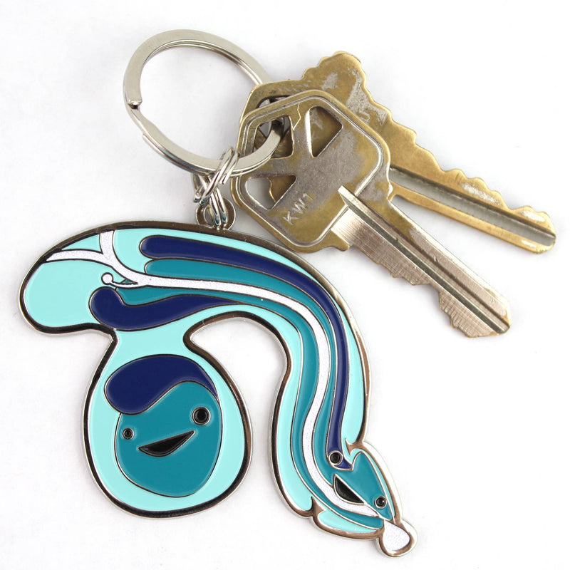 Penis Keychain With Sparkly Urethra