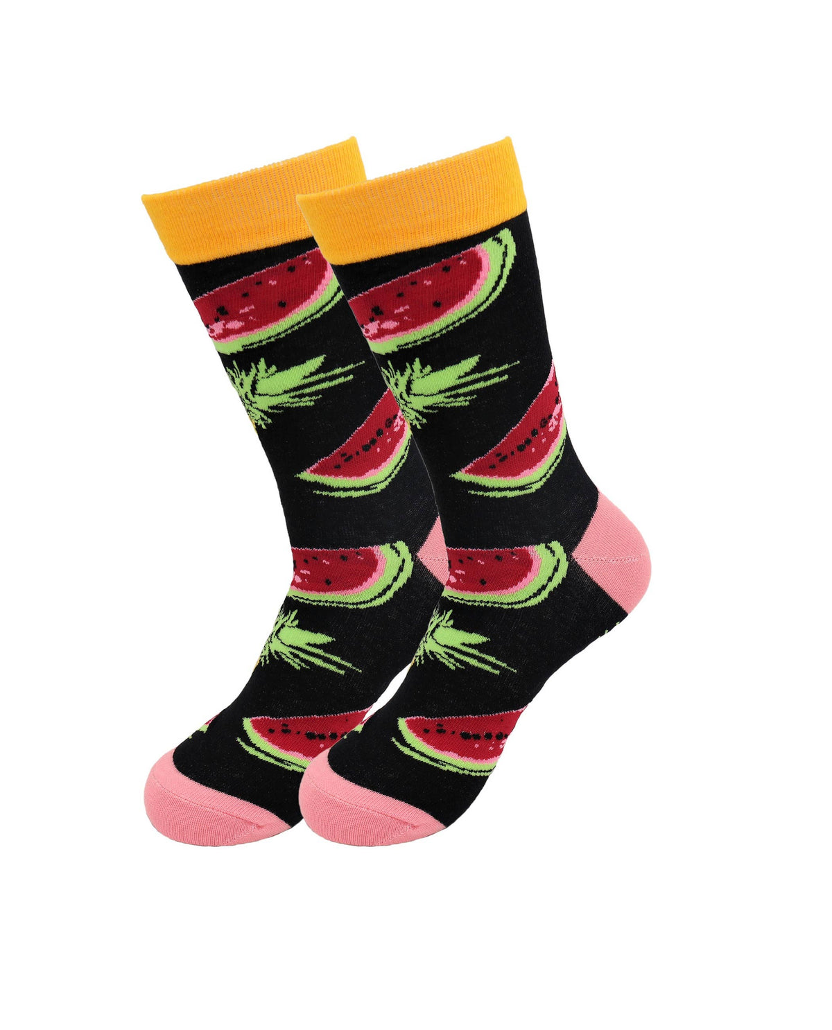 Fruits Socks - Apple, Orange, Cherries, Kiwi Cotton Socks