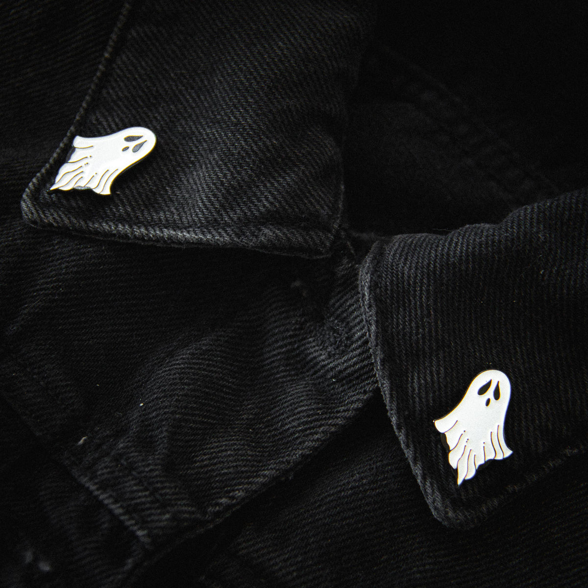 Sheet Ghost Collar Pin Set for Halloween