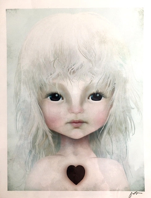 Dark Heart Print by Jessica Grundy