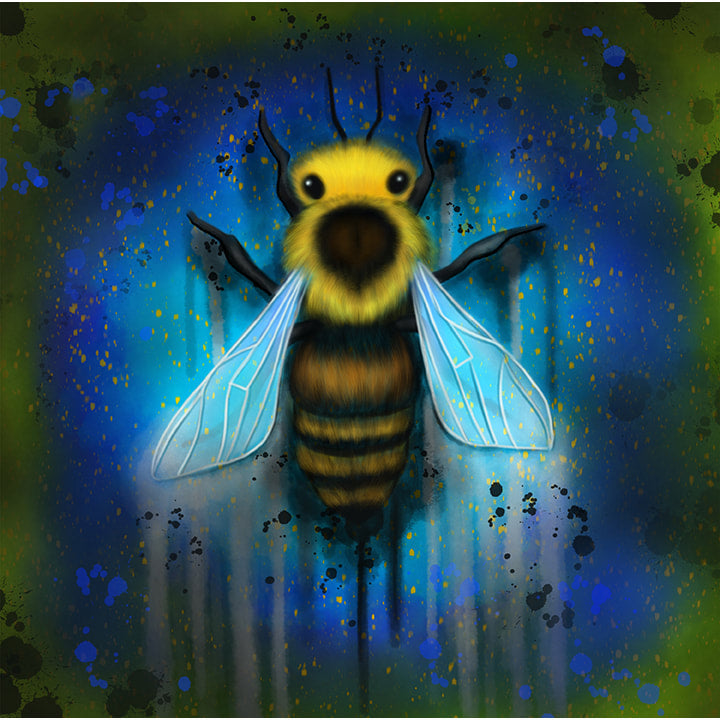 Bee Bee Print By Heather Marie Dickens