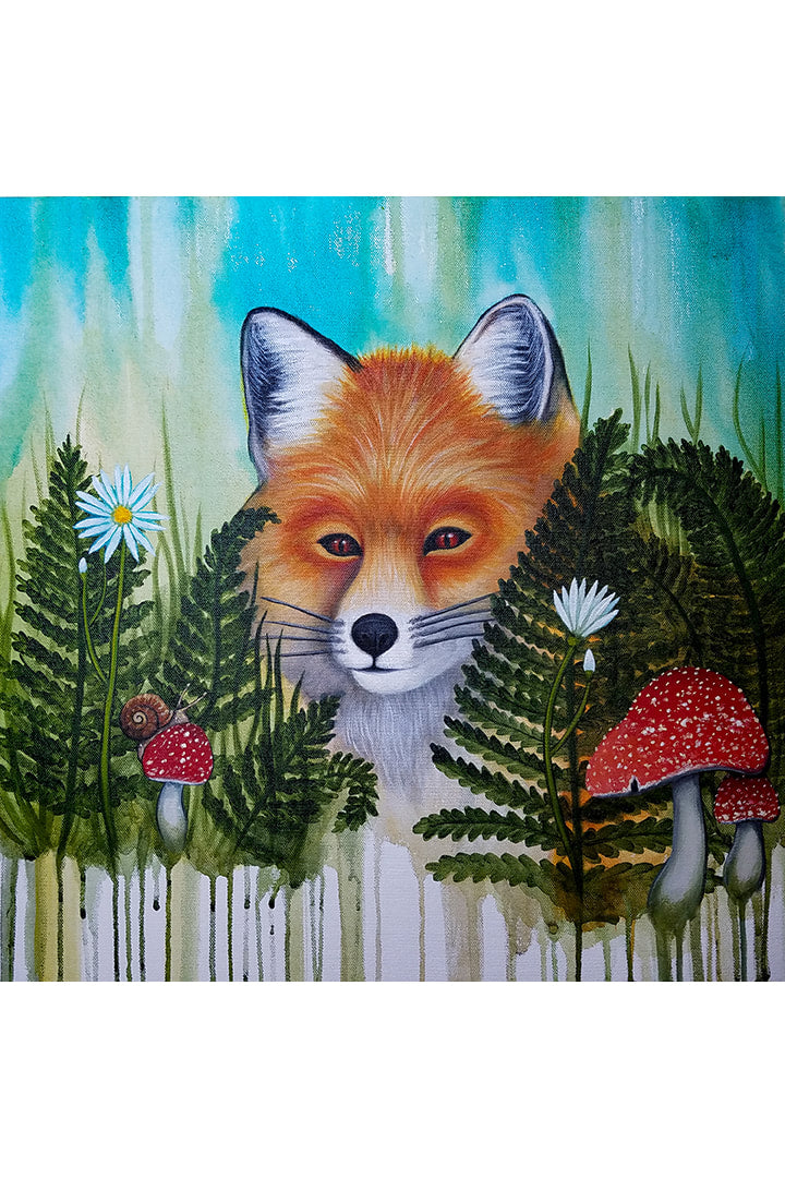Mischief Fox Print By Heather Marie Dickens