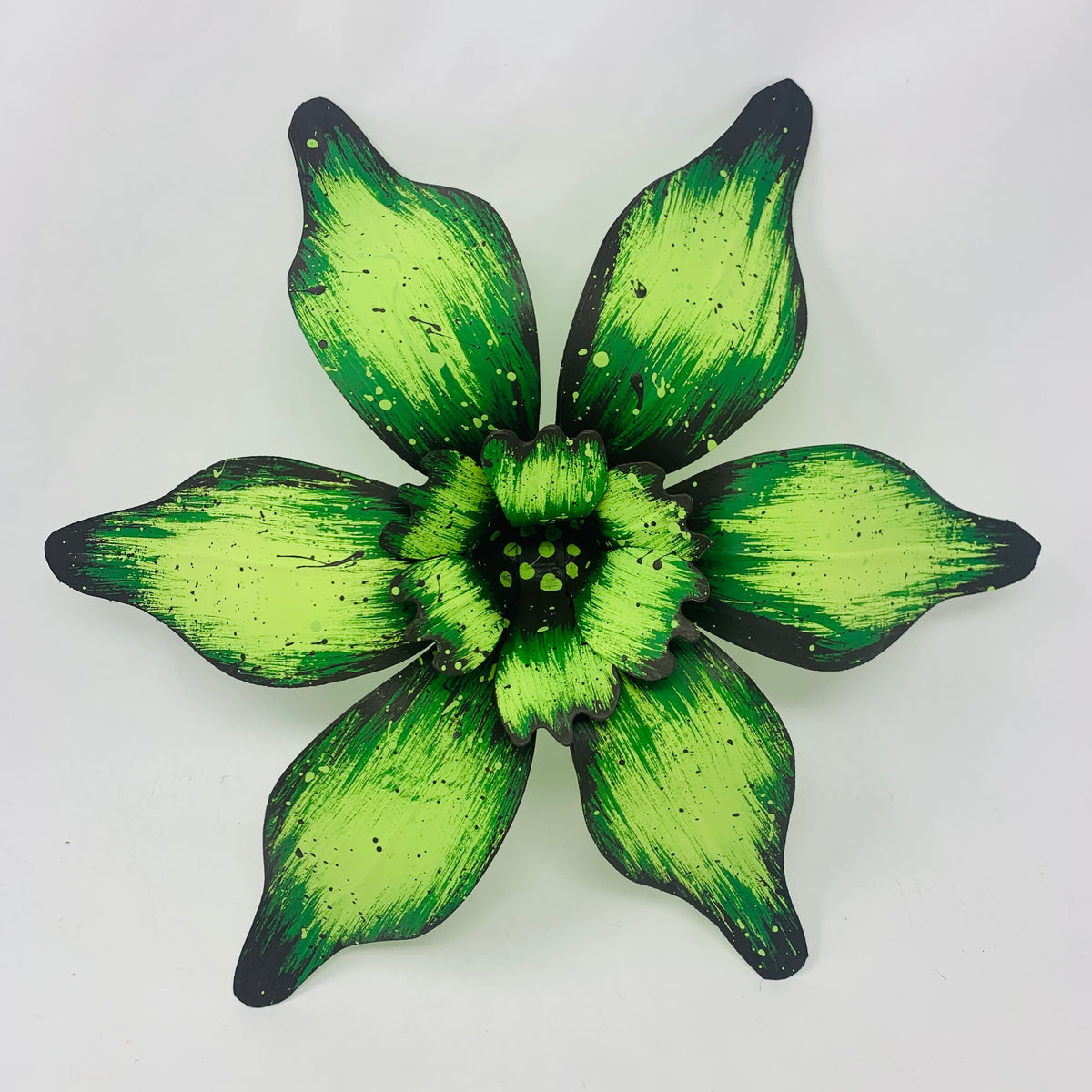 15" Small Green Carnival House Float Flowers