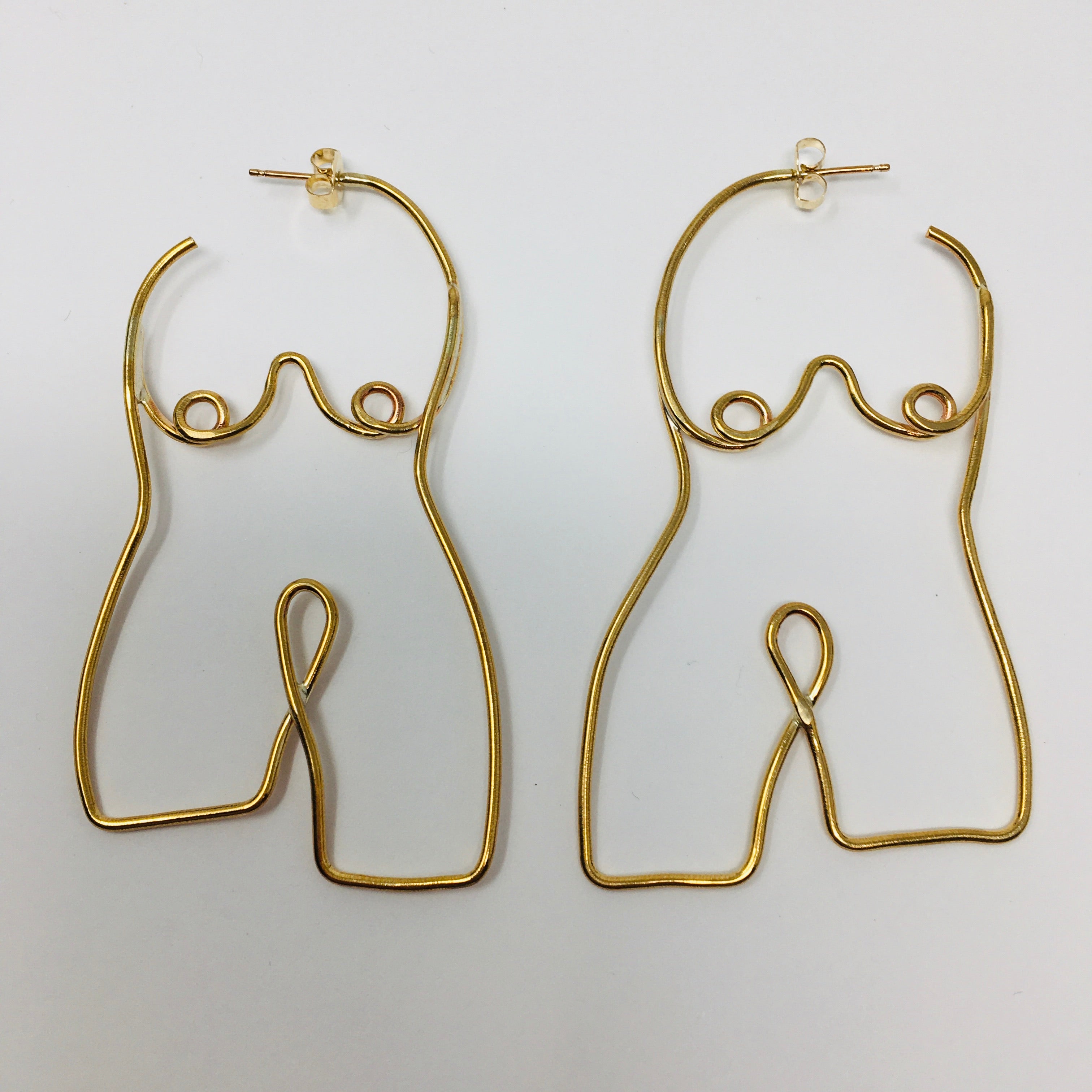 Figure Hoops Earrings