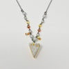 Candy Corn Cake Necklace