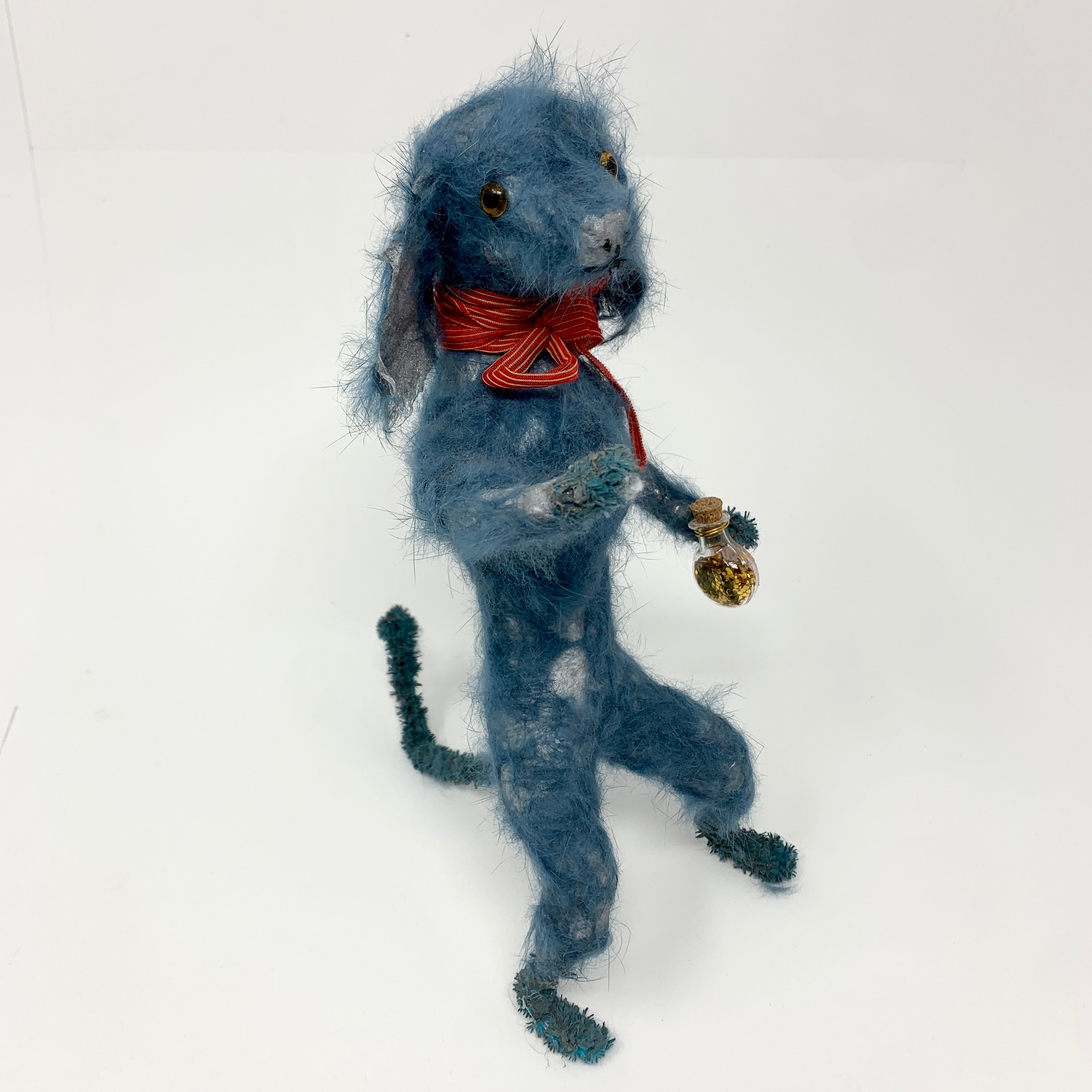 Blue Dog with Love Potion